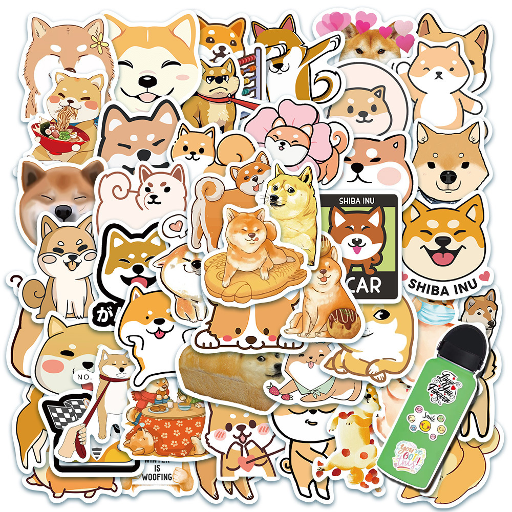 50PCS Cute Husky Corgi Pet Dog Graffiti Stickers Pack for Laptop Skateboard Motorcycle Decals, Multi colors
50PCS Cute Husky Corgi Pet Dog Graffiti Stickers Pack for Laptop Skateboard Motorcycle Decals, Multi colors