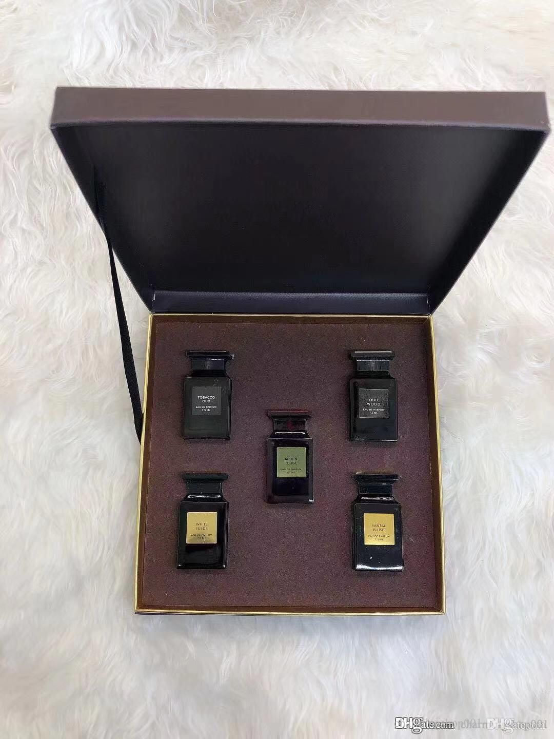 Perfume Set Gift Box for Man Perfume Fragrance 5 Bottles 7.5ml EDP Oud Wood Tobacco Santal Blush Spray Parfum Designer Perfumes Fragrances Wholesale
Perfume Set Gift Box for Man Perfume Fragrance 5 Bottles 7.5ml EDP Oud Wood Tobacco Santal Blush Spray Parfum Designer Perfumes Fragrances Wholesale