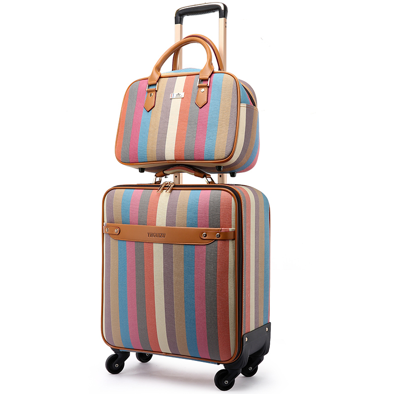 

Suitcases XQ 16"18"20"22"24"28" inch PVC travel suitcase female light trolley case universal wheel boarding luggage set male password box 221013
