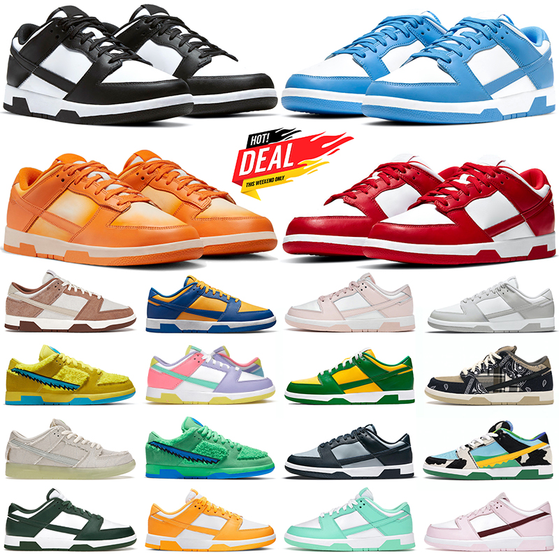 men women running shoes low white black panda Grey Fog Varsity Green UNC Syracuse Magma Orange Laser Triple Pink GAI mens trainers outdoor sports sneakers
men women running shoes low white black panda Grey Fog Varsity Green UNC Syracuse Magma Orange Laser Triple Pink GAI mens trainers outdoor sports sneakers