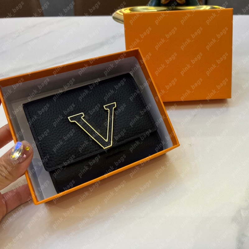 Women Designer Small Wallets Fashion Wallet Mens Card Holder Coin Pouch Taurillon Leather Designers V Purse Credit Card Holder Black 221013, Black correct letters
Women Designer Small Wallets Fashion Wallet Mens Card Holder Coin Pouch Taurillon Leather Designers V Purse Credit Card Holder Black 221013, Black correct letters