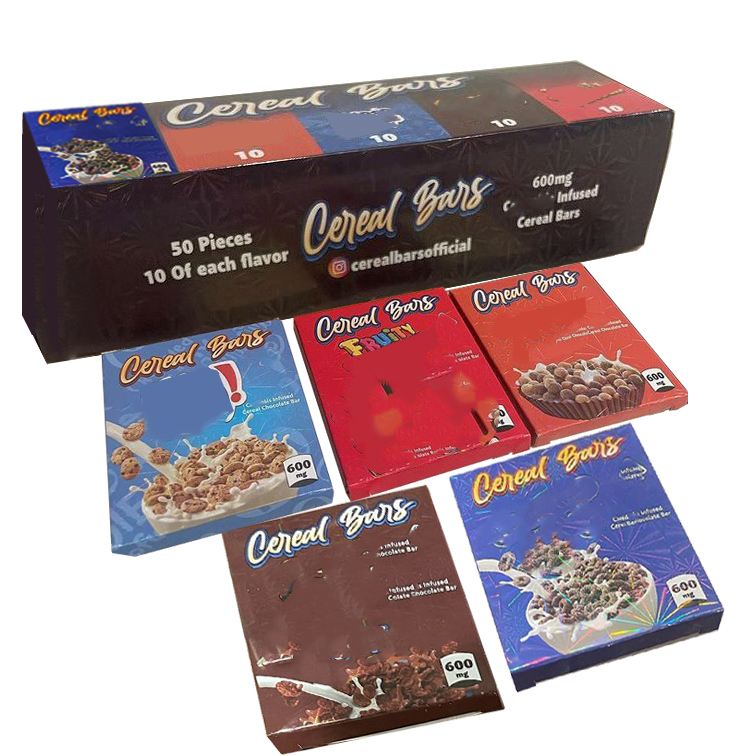 EMPTY Master Cereal Chocolate Bar Boxes Hold 50pcs Mix 5 flavors Packing Mushroom Shrooms 600mg Packaging Package Cookies
EMPTY Master Cereal Chocolate Bar Boxes Hold 50pcs Mix 5 flavors Packing Mushroom Shrooms 600mg Packaging Package Cookies