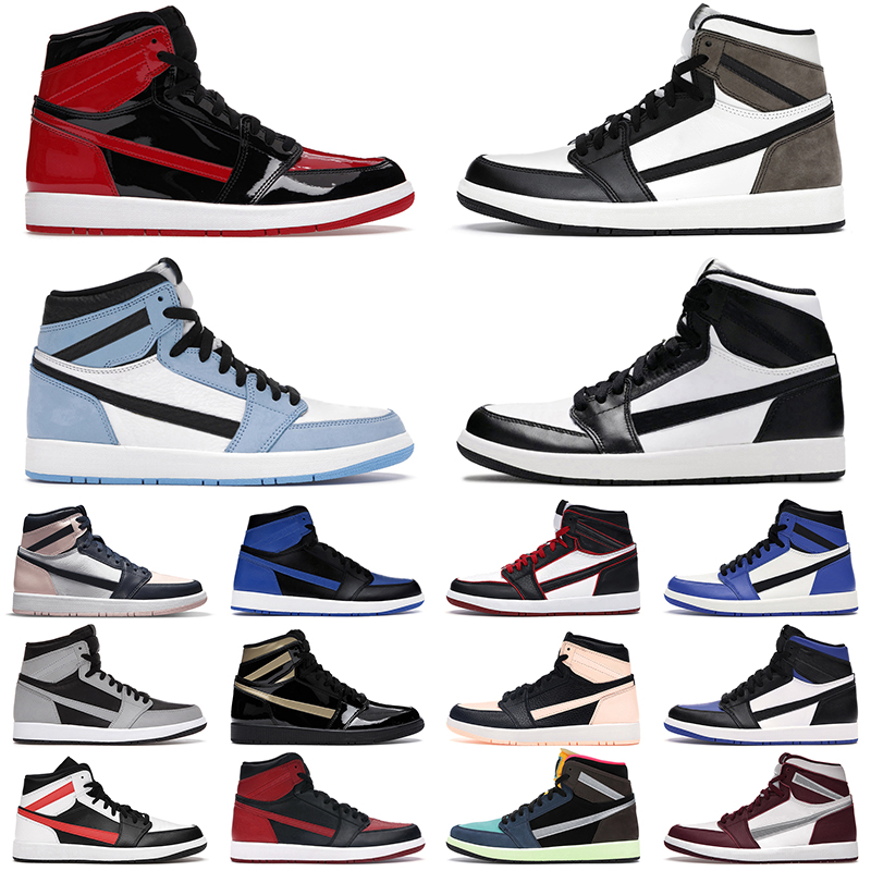 Jumpman 1 Basketball Shoes Men Women 1s Bred Patent Dark Mocha University Blue Chicago Bordeaux White Black Metallic Gold Mens Trainers Outdoor Sports Sneakers GAI, 20
Jumpman 1 Basketball Shoes Men Women 1s Bred Patent Dark Mocha University Blue Chicago Bordeaux White Black Metallic Gold Mens Trainers Outdoor Sports Sneakers GAI, 20