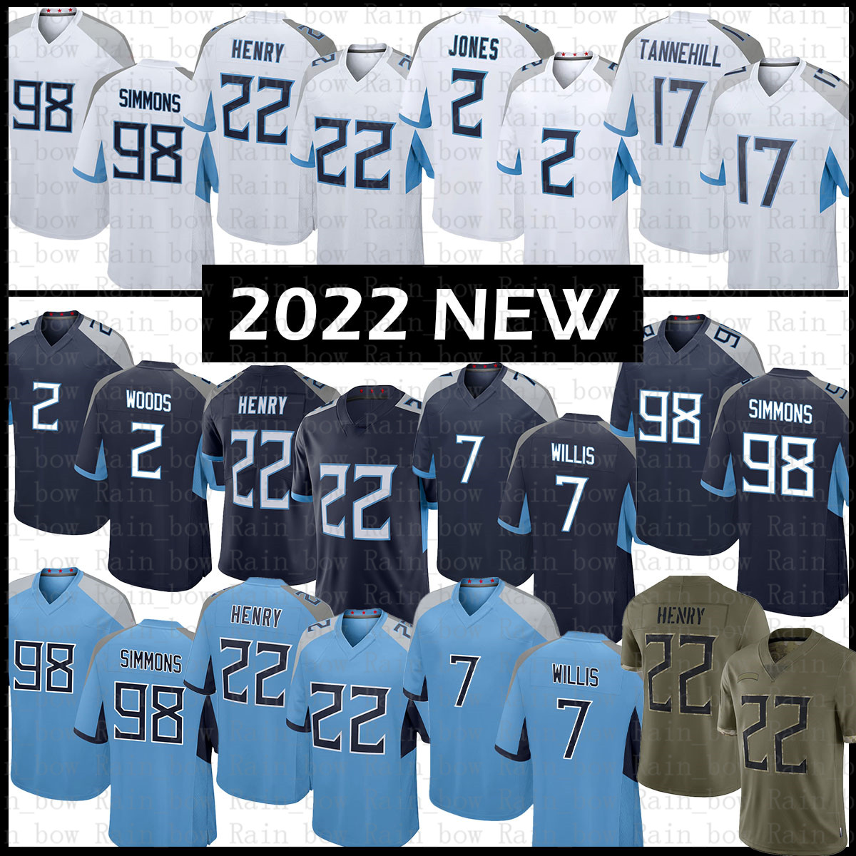 Robert Woods Football Jersey Derrick Henry Malik Willis Jeffery Simmons Taylor Lewan Tennessees Titanes Ryan Tannehill Hassan Haskins Kevin Byard Elijah Molden, Mens-tt
Robert Woods Football Jersey Derrick Henry Malik Willis Jeffery Simmons Taylor Lewan Tennessees Titanes Ryan Tannehill Hassan Haskins Kevin Byard Elijah Molden, Mens-tt