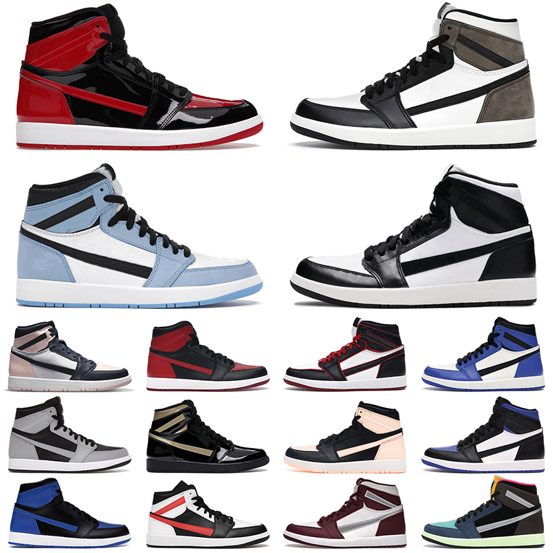 Jumpman 1 Basketball Shoes 1s Men Women Patent Bred Banned Toe Dark Mocha Light Smoke Grey Bordeaux University Blue Mens Trainers Sports Sneakers GAI
Jumpman 1 Basketball Shoes 1s Men Women Patent Bred Banned Toe Dark Mocha Light Smoke Grey Bordeaux University Blue Mens Trainers Sports Sneakers GAI