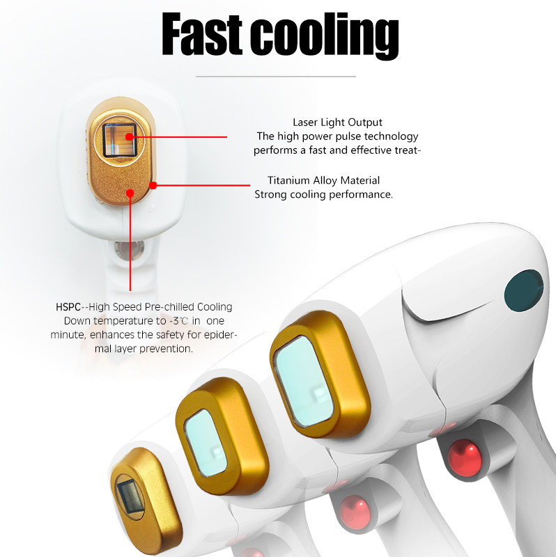 808Nm Laser Diode Hair Removal Machine Diode Skin Rejuvenation Ce Fda Approved Used SPA Equipment