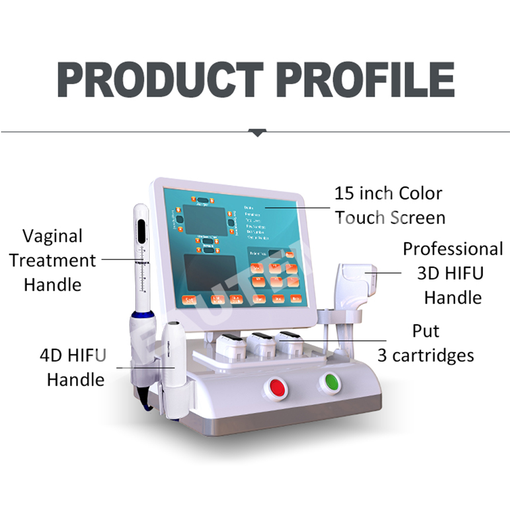 3 In 1 Hifu Machine Other Beauty Equipment 5D Hifu Vaginal Tightening Body Slimming Face Lifting