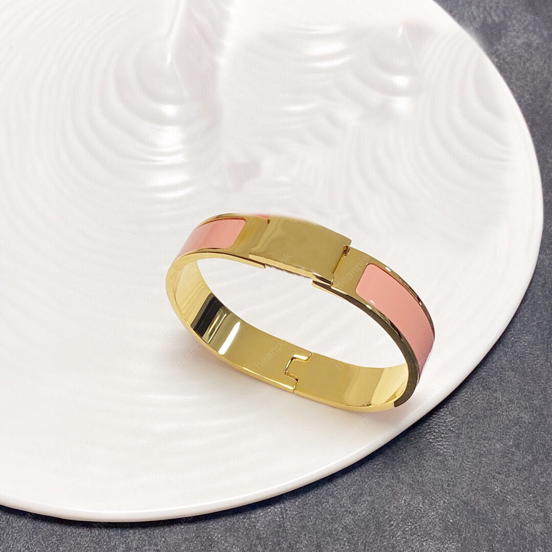 Pink Bangle Luxury Designer Braceltes For Women Gold Bangles Fashion Farandole Chains Pendent H Love Bracelets Wedding Jewelry New
Pink Bangle Luxury Designer Braceltes For Women Gold Bangles Fashion Farandole Chains Pendent H Love Bracelets Wedding Jewelry New
