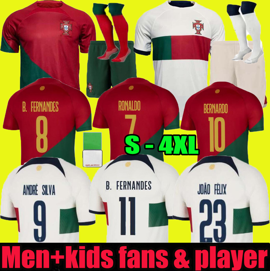 22 23 Portuguesa JOAO FELIX soccer jerseys RUBEN NEVES BRUNO FERNANDES Portugieser 2022 Portuguese football shirt Men Kids Woman kit DIOGO J. R.SANCHEZ
22 23 Portuguesa JOAO FELIX soccer jerseys RUBEN NEVES BRUNO FERNANDES Portugieser 2022 Portuguese football shirt Men Kids Woman kit DIOGO J. R.SANCHEZ