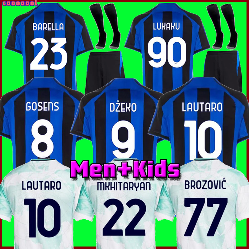 LUKAKU soccer jerseys BARELLA CORREA INTERS DZEKO GIROUD IBRAHIMOVIC LAUTARO MILANS THEO BRAHIM 22 23 football shirt 2022 2023 uniforms men kids kits sets, 22/23 men home
LUKAKU soccer jerseys BARELLA CORREA INTERS DZEKO GIROUD IBRAHIMOVIC LAUTARO MILANS THEO BRAHIM 22 23 football shirt 2022 2023 uniforms men kids kits sets, 22/23 men home