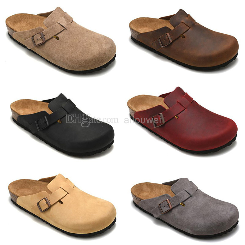 Designer Boston Summer Clogs Cork Flat Slippers Fashion Leather Slide Favourite Beach Sandals Women Men Birkenstocks Casual Shoes, 10
Designer Boston Summer Clogs Cork Flat Slippers Fashion Leather Slide Favourite Beach Sandals Women Men Birkenstocks Casual Shoes, 10
