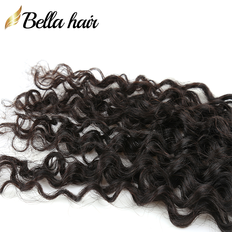 Tape in Human Hair Extensions Curly Wave Natural Black 50g Seamless Skin Weft Glue in Silky Hairpieces 20pcs/pack with Double Side Tapes for Women SAL