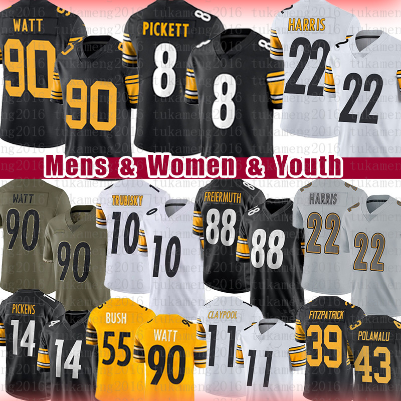 Chris Boswell Football Jersey Najee Harris Kenny Pickett T.J. Watt Pat Freiermuth Chase Claypool Ben Roethlisberger Troy Polamalu Diontae Johnson Cameron Heyward, Youth size s-xl(gr)
Chris Boswell Football Jersey Najee Harris Kenny Pickett T.J. Watt Pat Freiermuth Chase Claypool Ben Roethlisberger Troy Polamalu Diontae Johnson Cameron Heyward, Youth size s-xl(gr)