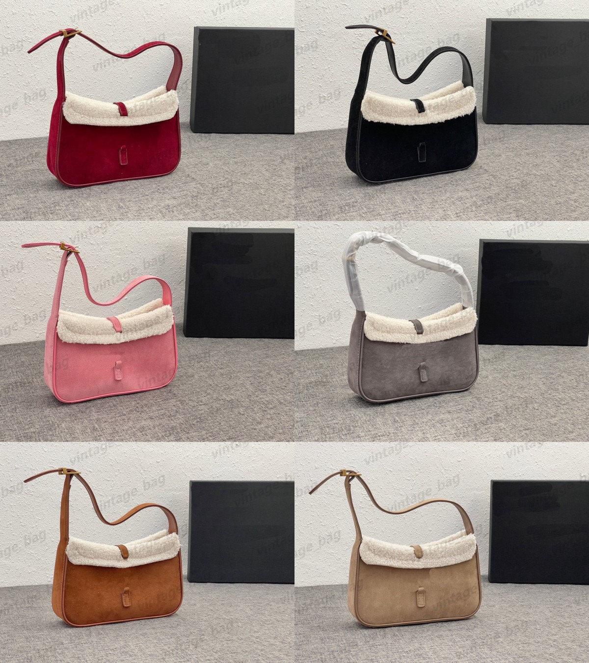 Women LE5a7 Paris Bag Stray Saddle Calfskin Patent Totes Velour fur Fleece Purse Designer Handbag Cross body Shoulder Flap Alligator Metal Hook Axillary hobos, Crocodile black 23cm
Women LE5a7 Paris Bag Stray Saddle Calfskin Patent Totes Velour fur Fleece Purse Designer Handbag Cross body Shoulder Flap Alligator Metal Hook Axillary hobos, Crocodile black 23cm