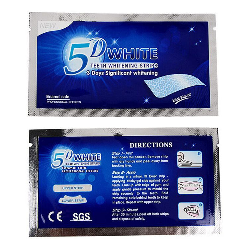 Teeth Whitening Strips 14 Pouches 28 Strip Oral Hygiene For Stains Removal X251022