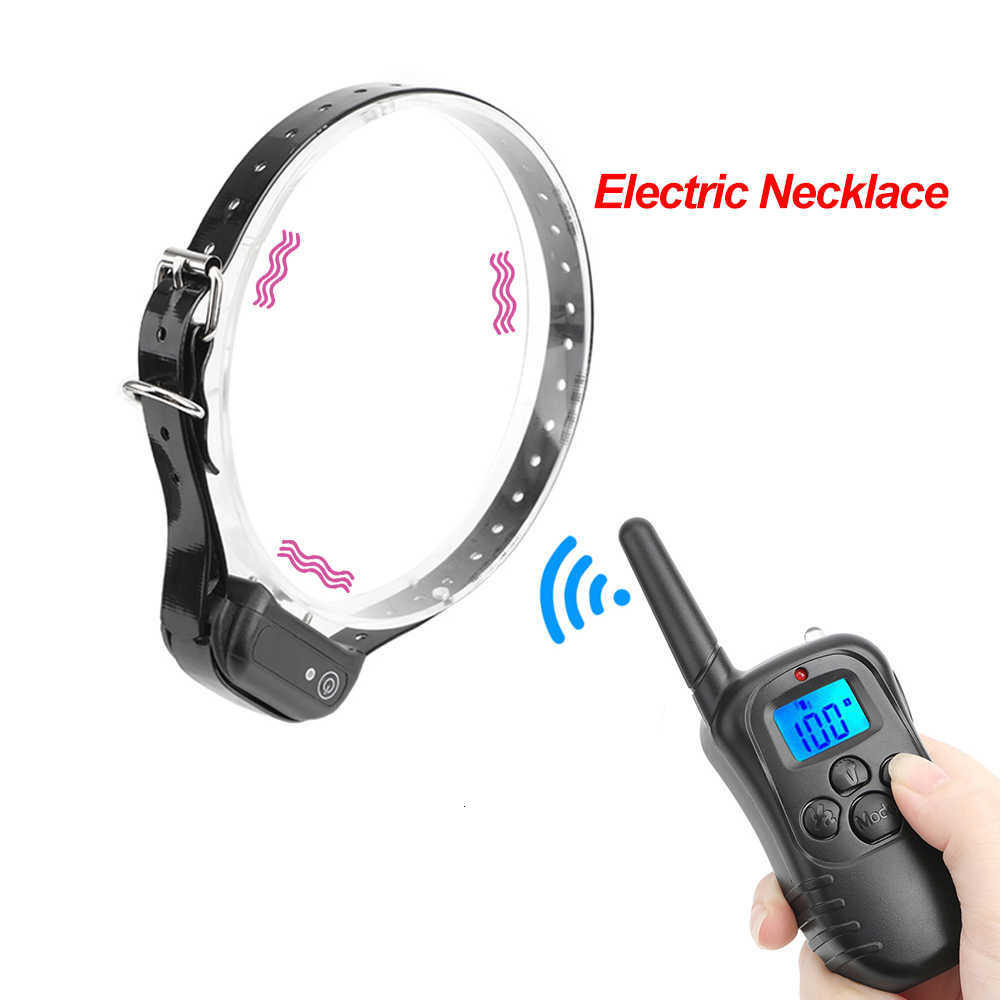 Toys Massager Bondage Bondage Wireless Bondage Set Col Collier électrique Collier d'amortissement Sext Tools pour couples Adultes Games Produits