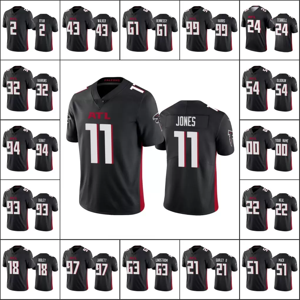 College wear Atlanta''Falcons''Men #11 Julio Jones 2 Matt Ryan 24 A.J. Terrell Women Youth Black Custom Vapor Limited Jersey
College wear Atlanta''Falcons''Men #11 Julio Jones 2 Matt Ryan 24 A.J. Terrell Women Youth Black Custom Vapor Limited Jersey