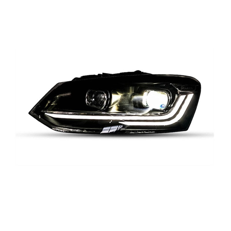 Car Headlights For VW Polo 20 11-20 18 Head Lights 2022 Style Replacement Headlight LED Low Beam Daytime Running Light