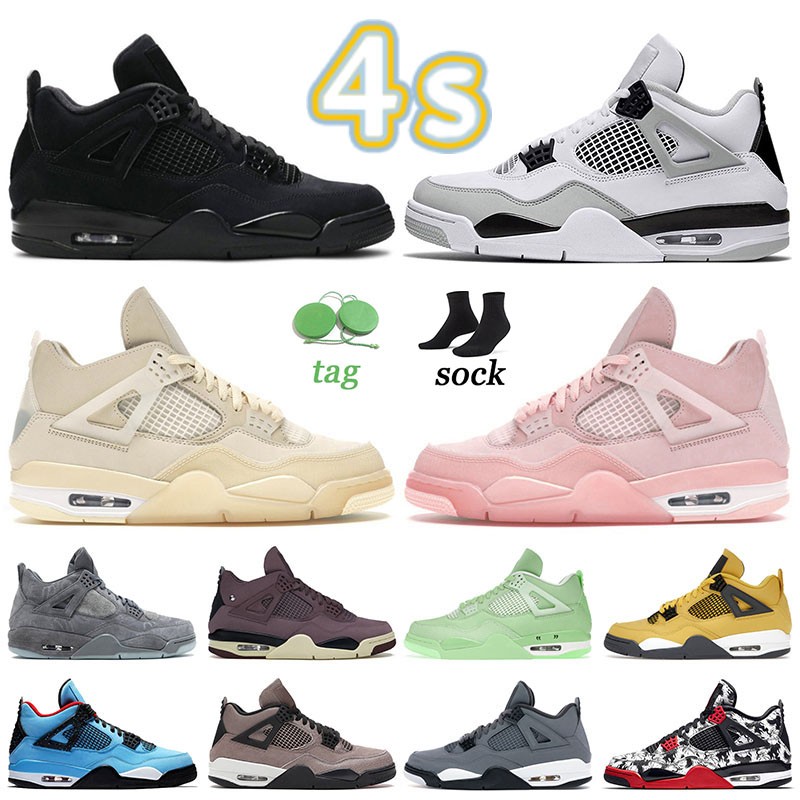 Womens 4s Ow Sail Pink Basketball Shoes Reto Jumpman 4 Military Black Cat Sneaker J4 J4s Militaryblack Blackcat Trainer, J25 36-47
Womens 4s Ow Sail Pink Basketball Shoes Reto Jumpman 4 Military Black Cat Sneaker J4 J4s Militaryblack Blackcat Trainer, J25 36-47