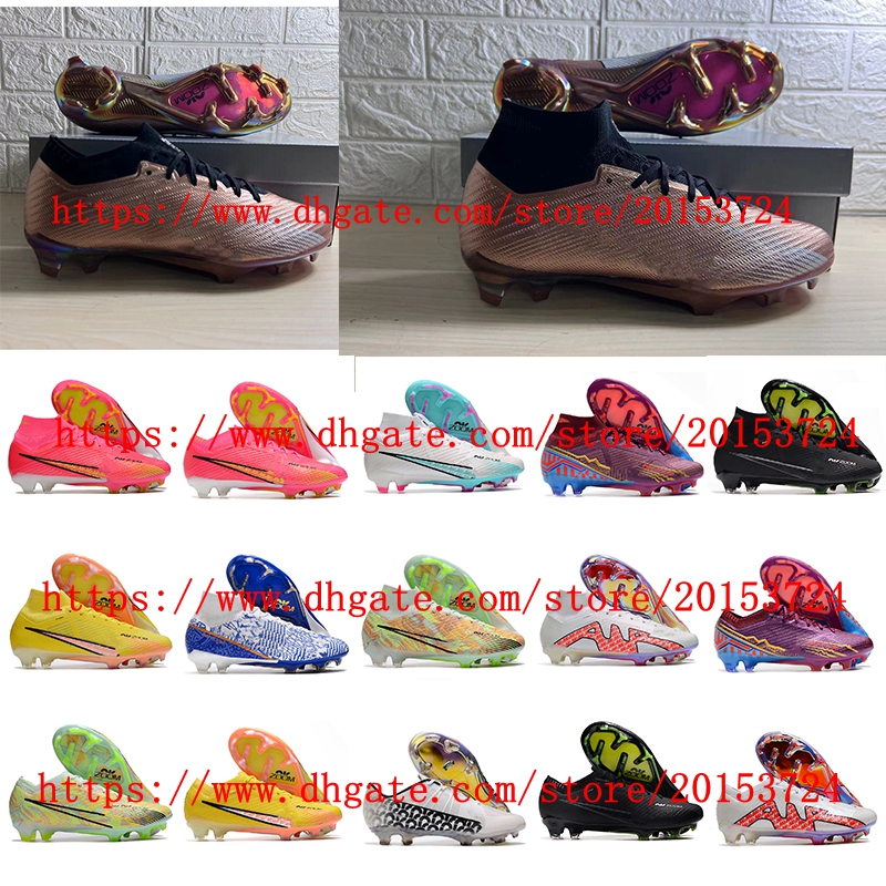 Soccer shoes Zoomes Mercurial Vapores XV Elite FG Mens Cleats Football Boots Plating Sole Knit scarpe calcio Breathable outdoor, As picture 2
Soccer shoes Zoomes Mercurial Vapores XV Elite FG Mens Cleats Football Boots Plating Sole Knit scarpe calcio Breathable outdoor, As picture 2