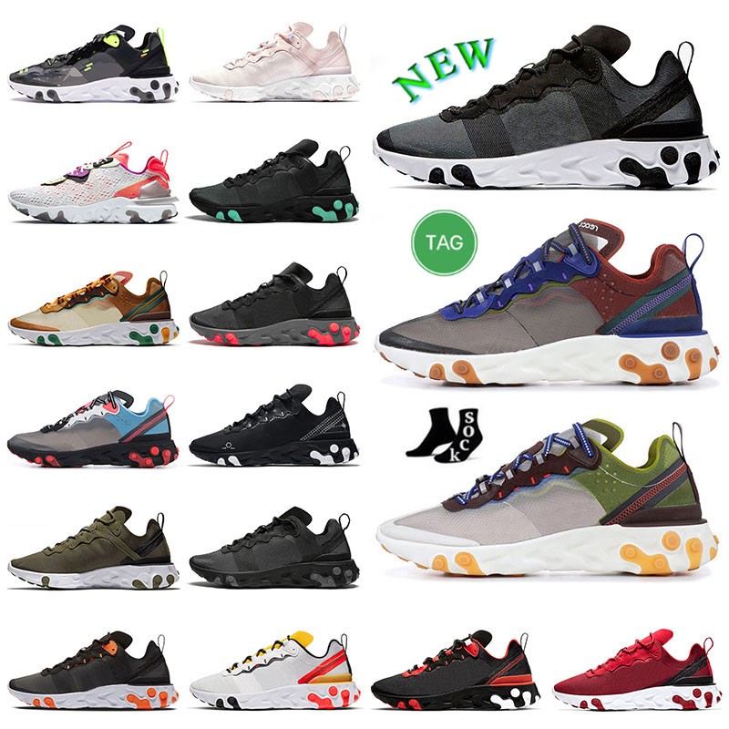 Hot React Element Versiton 87 Running Shoes Mens Womens 55 Midnight Navy Obsidiant Blue Cream Black White Sneakers Designer Reacts 87s 55s Camo Dark Grey Trainer, 55 pale pink 36-40
Hot React Element Versiton 87 Running Shoes Mens Womens 55 Midnight Navy Obsidiant Blue Cream Black White Sneakers Designer Reacts 87s 55s Camo Dark Grey Trainer, 55 pale pink 36-40