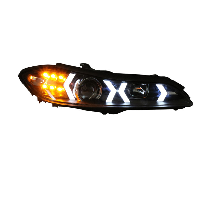 Car Styling Head Lamp for Nissan S15 Headlights 1999-2014 S15 LED Headlight DRL Angel Eye Hid Bi Xenon Auto Accessories