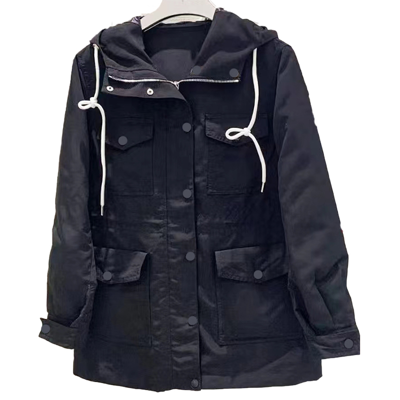 Designer Womens Trench Coats Short Waist Slim Fit Hoodie Corded Workwear Sunscreen Coat Embroidered Badge Casual Versatile Trench Jacket, White
Designer Womens Trench Coats Short Waist Slim Fit Hoodie Corded Workwear Sunscreen Coat Embroidered Badge Casual Versatile Trench Jacket, White