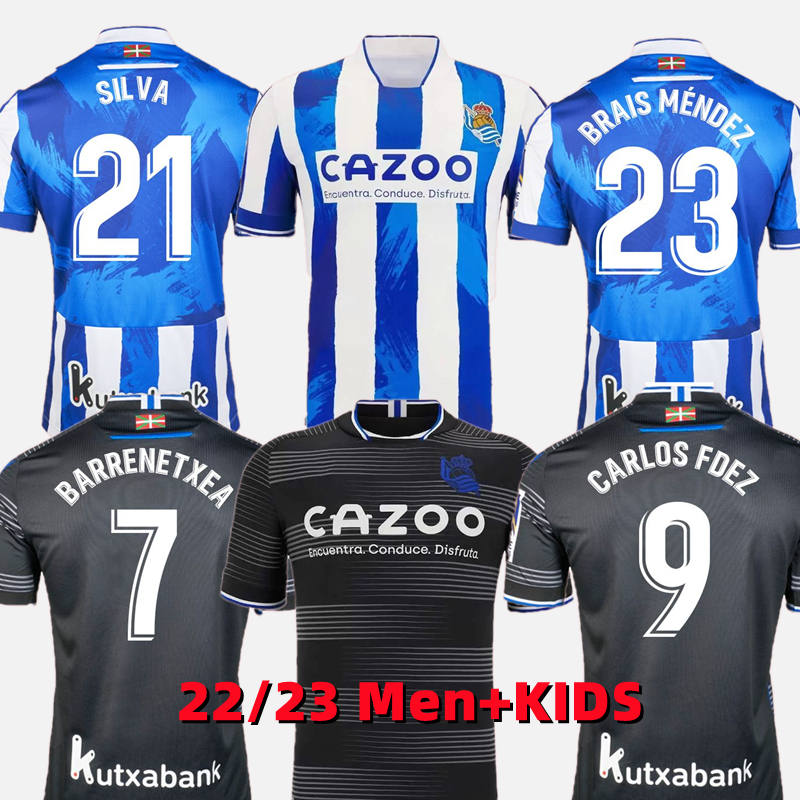 Real Sociedad 2022 2023 Soccer Jersey OYARZABAL X PRIETO PORTU DAVID SILVA Football Shirt 22 23 Carlos Fernandez camiseta de futbol Men kit kids Equipment, 22/23 home
Real Sociedad 2022 2023 Soccer Jersey OYARZABAL X PRIETO PORTU DAVID SILVA Football Shirt 22 23 Carlos Fernandez camiseta de futbol Men kit kids Equipment, 22/23 home