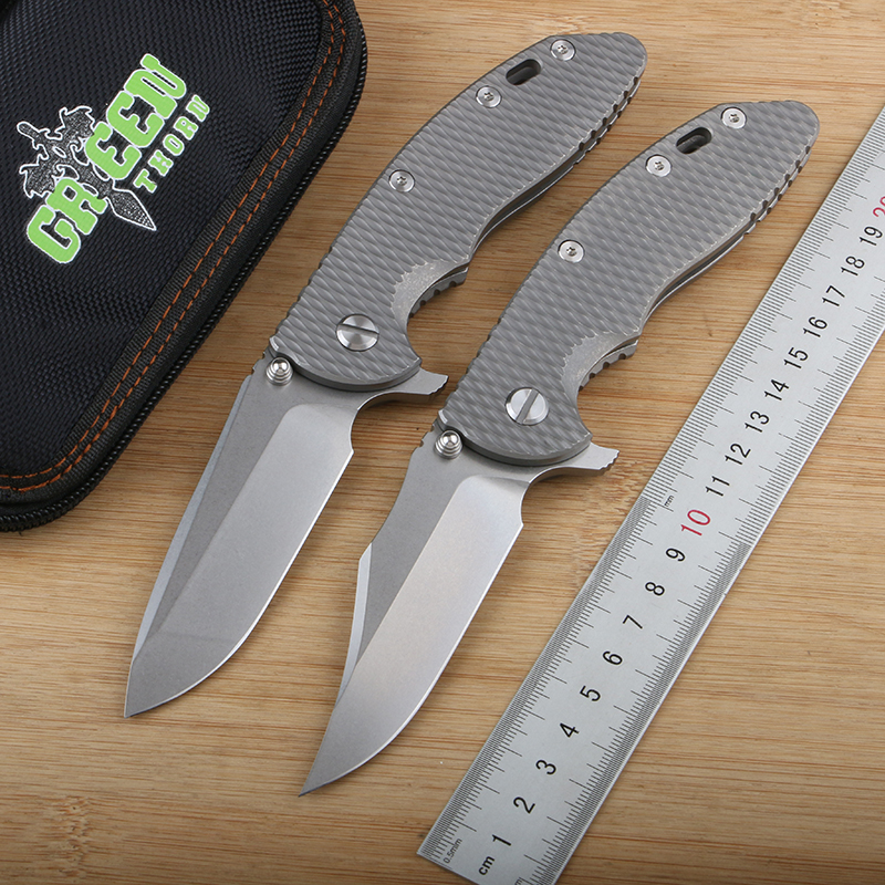 Green thorn XM18 folding knife TC4 titanium handle VG10 blade outdoor camping hunting utility EDC tool
Green thorn XM18 folding knife TC4 titanium handle VG10 blade outdoor camping hunting utility EDC tool