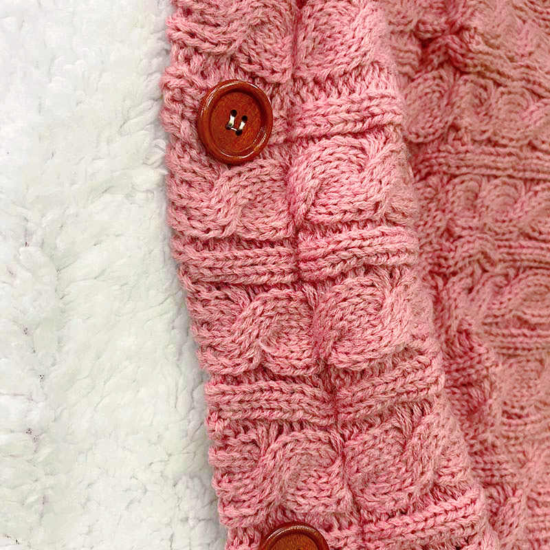 Sleeping Bags SMGSLIB Baby Winter Warm Infant Button Knit Swaddle Wrap Swaddling Stroller Toddler Blanket 221024