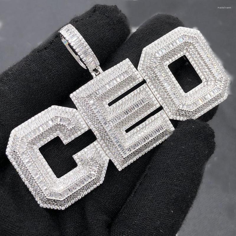 Chains Wholesale Hip Hop Letter CEO Pendant Necklaces For Women Men Iced Out Bling 5A Baguette Cubic Zircon With Rope Chain Jewelry
Chains Wholesale Hip Hop Letter CEO Pendant Necklaces For Women Men Iced Out Bling 5A Baguette Cubic Zircon With Rope Chain Jewelry