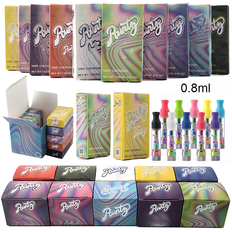 Runtz Cartridges 0.8ml 1ml Ceramic Atomizers Empty Vape Pens Cartridge New Packaging Glass Thick Oil Wax Vaporizer Carts E Cigarette 510 Thread
Runtz Cartridges 0.8ml 1ml Ceramic Atomizers Empty Vape Pens Cartridge New Packaging Glass Thick Oil Wax Vaporizer Carts E Cigarette 510 Thread