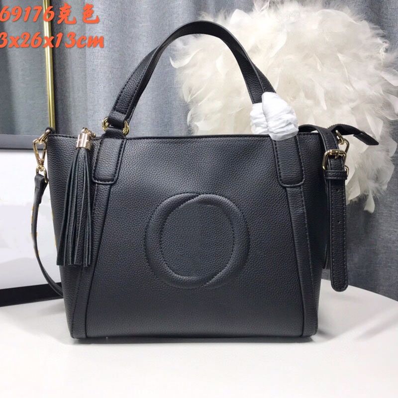 Fashion Tassels Tote Shopping Bag Women Handbags Purse Genuine Leather Brand Letters Classic Large Capacity Pocket Zipper Closure Removable Strap Gold Hardware
Fashion Tassels Tote Shopping Bag Women Handbags Purse Genuine Leather Brand Letters Classic Large Capacity Pocket Zipper Closure Removable Strap Gold Hardware
