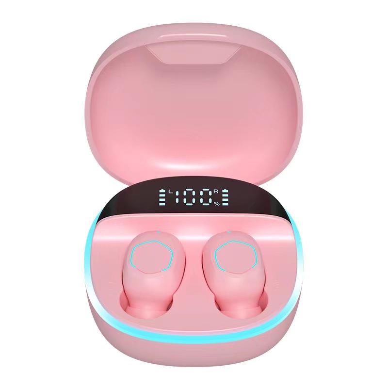 TWS M13 Marcon Wireless Earbuds Earphones Bluetooth Headphones Gaming Pretty Cute Stereo Sound Girls Favorite With Digital Battery Display with retail