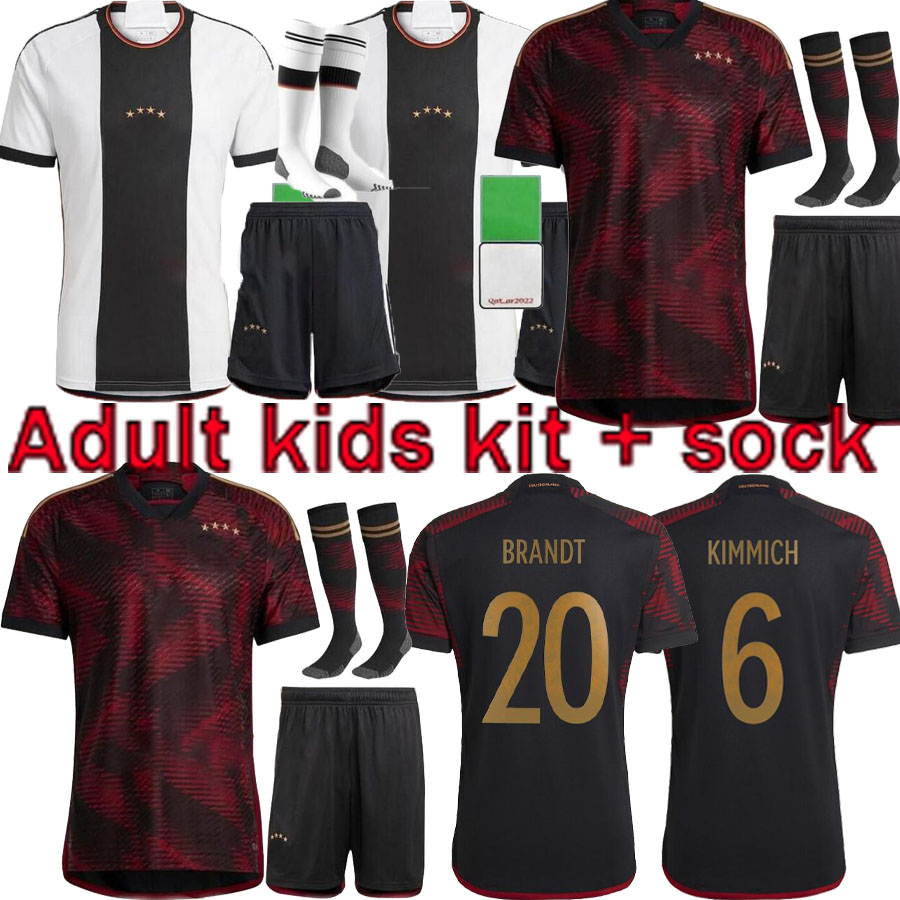 2022 2023 Soccer Jerseys Germanys HUMMELS BRANDT BRANDT KROOS WERNER MULLER Football shirts German 22 23 adult kids kit uniform jersey, Red
2022 2023 Soccer Jerseys Germanys HUMMELS BRANDT BRANDT KROOS WERNER MULLER Football shirts German 22 23 adult kids kit uniform jersey, Red