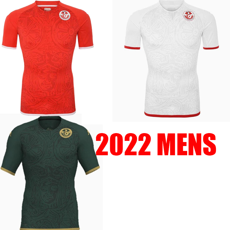 2022 Tunisia Soccer Jerseys National Team Mens MSAKNI HANNIBAL 22 23 MAALOUL SLITI KHENISSI Home Red Away White Third Football Shirts Short Aldult Uniforms sets
2022 Tunisia Soccer Jerseys National Team Mens MSAKNI HANNIBAL 22 23 MAALOUL SLITI KHENISSI Home Red Away White Third Football Shirts Short Aldult Uniforms sets