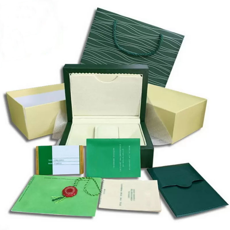 Dark Green Watch Box Gift Woody Cases Booklet Card Tags and Papers In English Watches Boxes Watch511
Dark Green Watch Box Gift Woody Cases Booklet Card Tags and Papers In English Watches Boxes Watch511