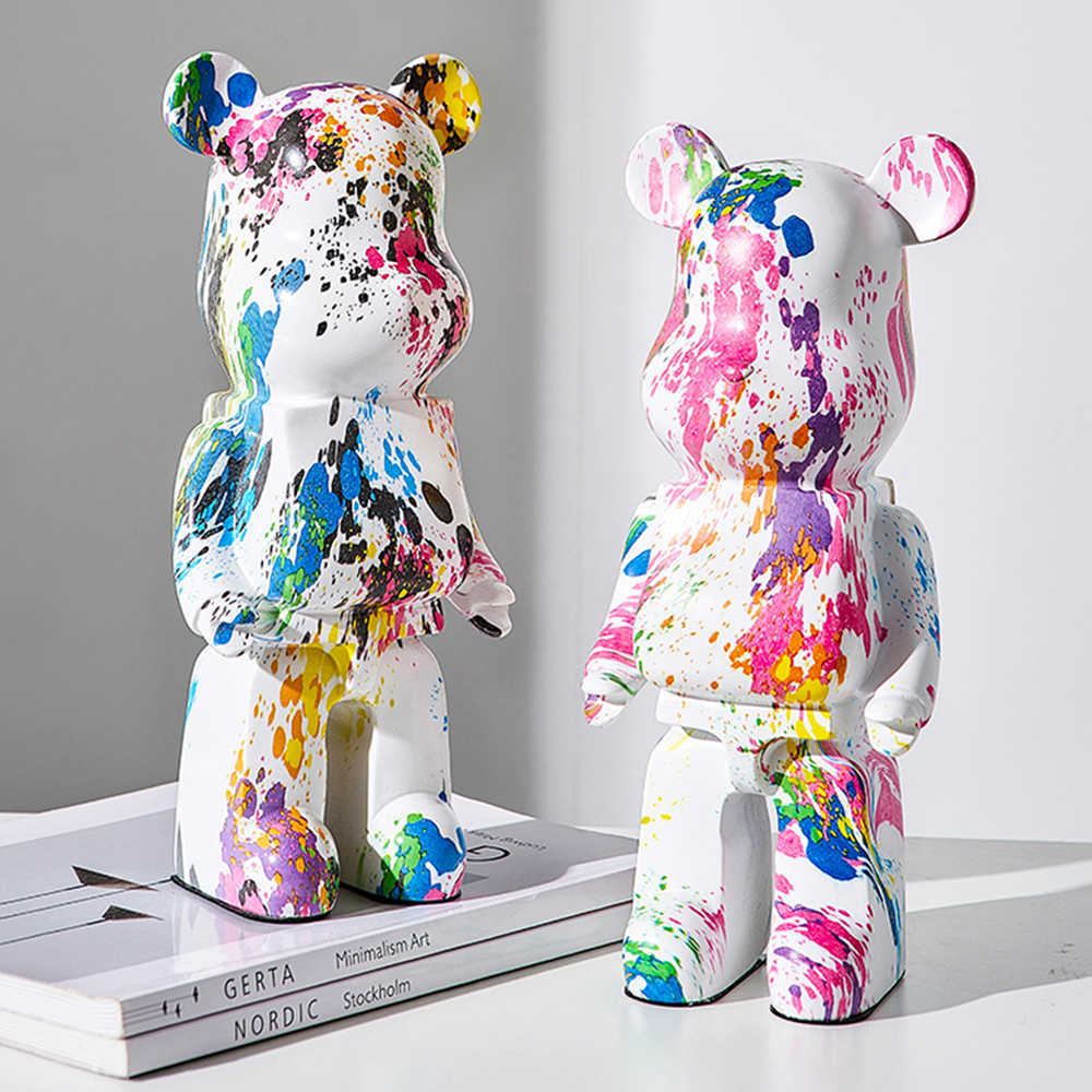 Novelty Games Nodic Home Decoration Accessories Bearbricklys 400% Statue Violence Bear Sculpture Figure Ornaments Living Room Decoration T221013
Novelty Games Nodic Home Decoration Accessories Bearbricklys 400% Statue Violence Bear Sculpture Figure Ornaments Living Room Decoration T221013