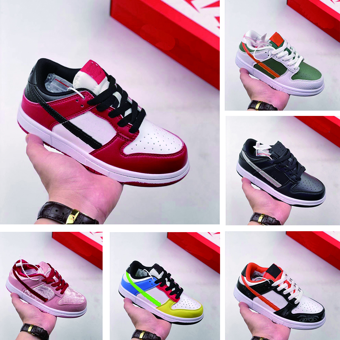 Kids Running Shoes low Chicago Sean Cliver Valentines day Infrared Shadow Classic Green NY vs NY Black Coral Toddler Dunks Children Outdoor Sneaker for Boys Girls, Box
Kids Running Shoes low Chicago Sean Cliver Valentines day Infrared Shadow Classic Green NY vs NY Black Coral Toddler Dunks Children Outdoor Sneaker for Boys Girls, Box