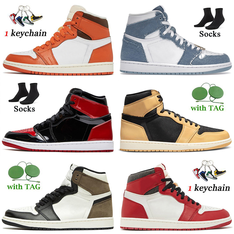 Authentic Jumpman 1s Basketball Shoes Top 1 Mens Women Sneakers High OG Starfish Lost Found Heirloom Denim Mid French Blue University Gold Dark Mocha Trainers Sports, A93 unc 36-47
Authentic Jumpman 1s Basketball Shoes Top 1 Mens Women Sneakers High OG Starfish Lost Found Heirloom Denim Mid French Blue University Gold Dark Mocha Trainers Sports, A93 unc 36-47