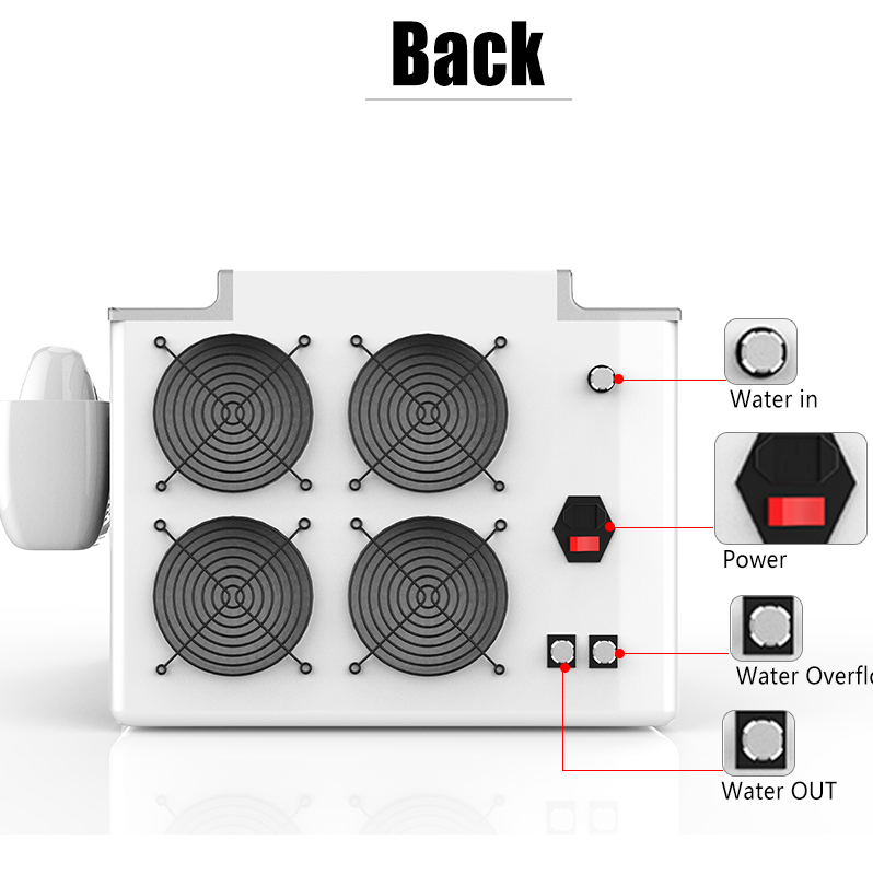 808Nm Laser Diode Hair Removal Machine Diode Skin Rejuvenation Ce Fda Approved Used SPA Equipment