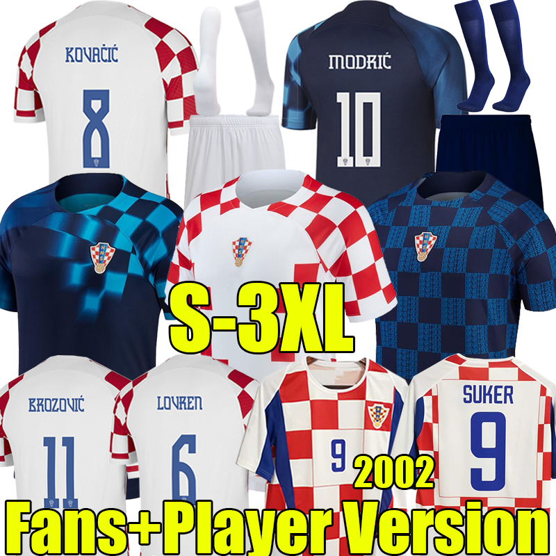 XXXL 2022 Croacia MODRIC World Cup soccer jerseys 22/23 CroatiaS MANDZUKIC PERISIC KALINIC KOVACIC SUKER Retro 98 02 Football Shirt men kids kit sock sets KRAMARIC, 22-23 home
XXXL 2022 Croacia MODRIC World Cup soccer jerseys 22/23 CroatiaS MANDZUKIC PERISIC KALINIC KOVACIC SUKER Retro 98 02 Football Shirt men kids kit sock sets KRAMARIC, 22-23 home