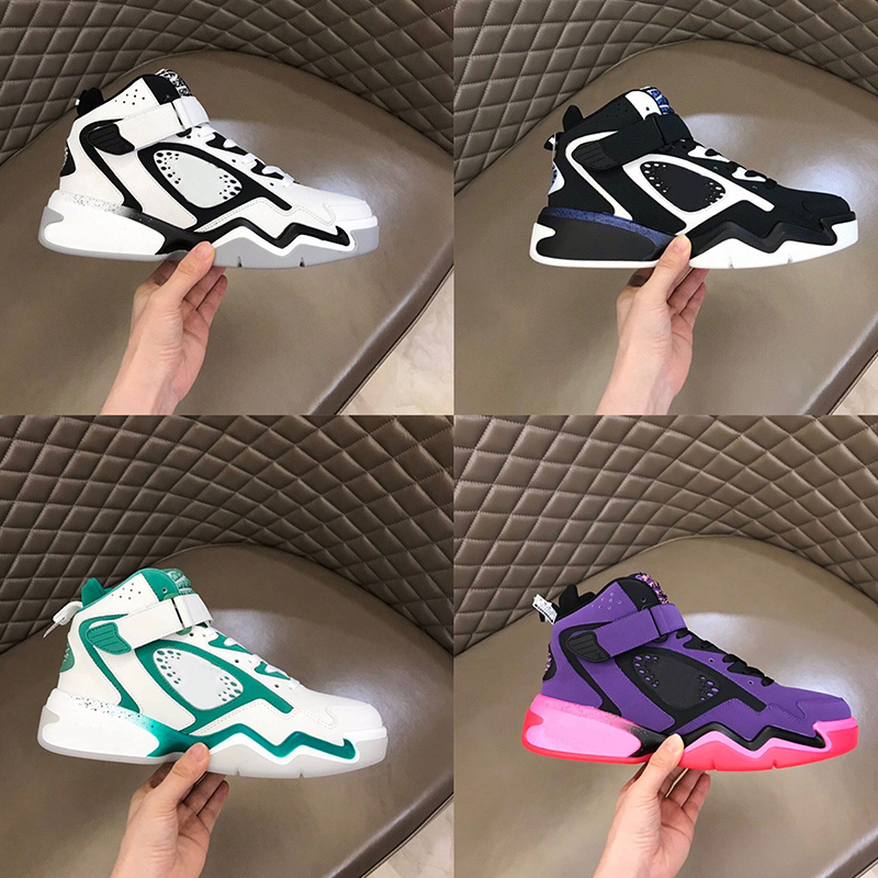 Designer Men Trainers Basketball Shoes Calfskin Leather Sneaker Virgil Trainer Abloh White Green Red Blue Letter Overlays Platform High top Sneakers Size 38-46, Colour 1
Designer Men Trainers Basketball Shoes Calfskin Leather Sneaker Virgil Trainer Abloh White Green Red Blue Letter Overlays Platform High top Sneakers Size 38-46, Colour 1