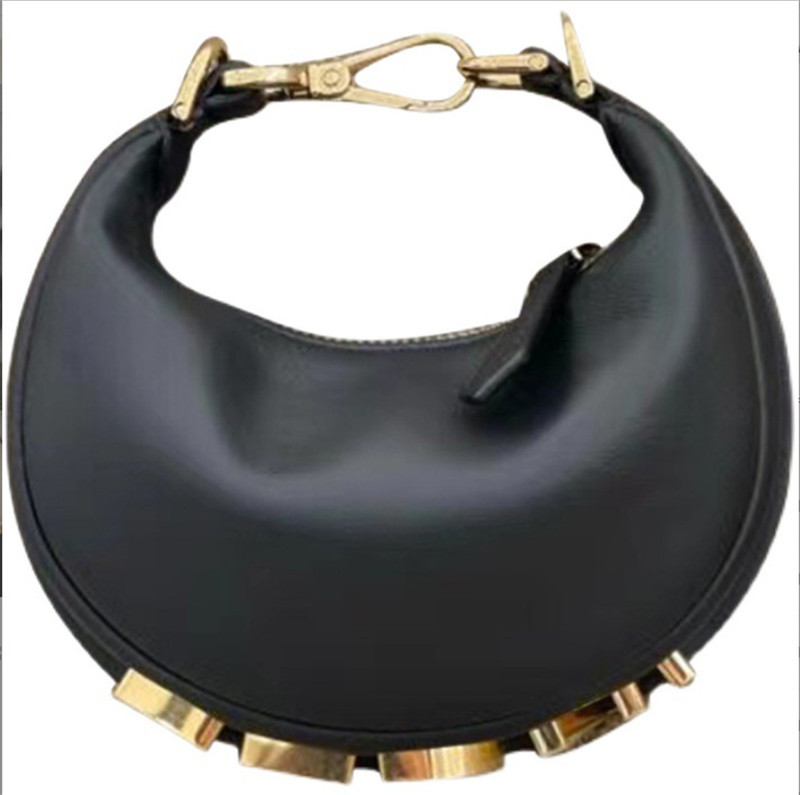 lady Crescent bag bottom metal letters designer bag with internal code high quality Leather shoulder crossbody bags party clutch purse half moon women handbags, Small 21cm
lady Crescent bag bottom metal letters designer bag with internal code high quality Leather shoulder crossbody bags party clutch purse half moon women handbags, Small 21cm