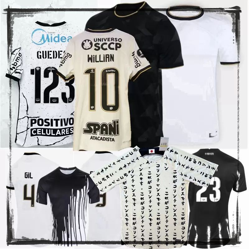 

Player Fans 2022 2023 PAULINHO soccer Jersey Corinthian YURI ALBERTO GUSTAVO GIULIANO VITAL GUEDES R.AUGUSTO football GIL 22 23 camisa Corinth men kids shirts, Home player version tight