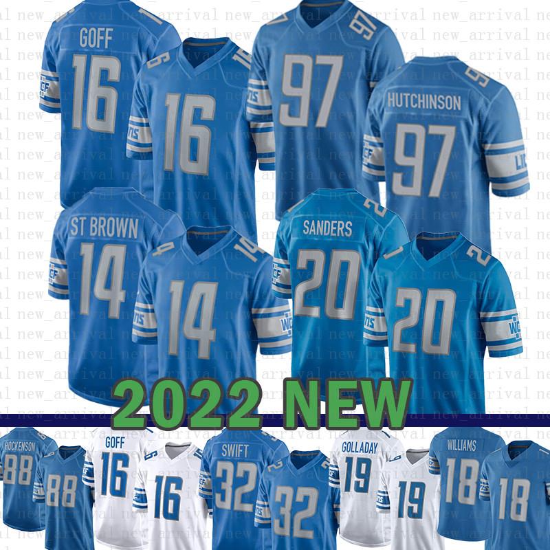 College wear 97 Aidan Hutchinson Football Jersey Jameson Williams St. Brown Barry Sanders Jared Goff D'Andre Swift T.J. Hockenson Billy Sims, Mens-x s
College wear 97 Aidan Hutchinson Football Jersey Jameson Williams St. Brown Barry Sanders Jared Goff D'Andre Swift T.J. Hockenson Billy Sims, Mens-x s