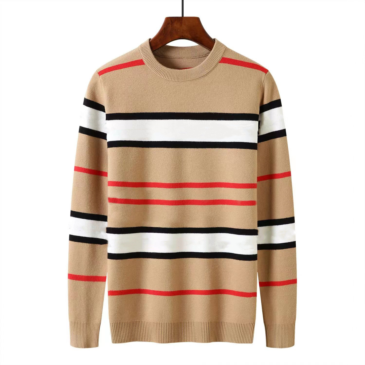mens womens sweater designer sweater Sweatshirt tops Stripe fashion casual round neck pullover men sweaters, Orange
mens womens sweater designer sweater Sweatshirt tops Stripe fashion casual round neck pullover men sweaters, Orange