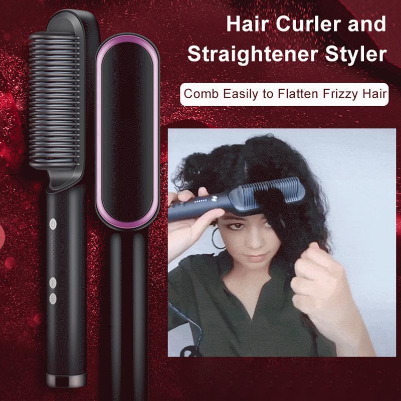 Hair Straightener Brush Multi-function Negative Ion Straight Hair Comb Fast Modeling Tool
Hair Straightener Brush Multi-function Negative Ion Straight Hair Comb Fast Modeling Tool