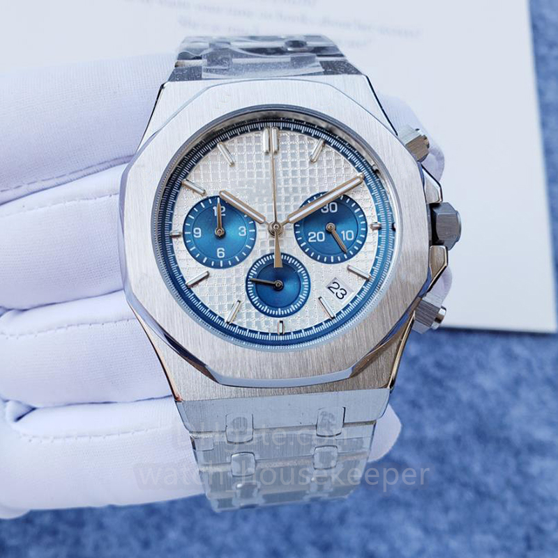 Men's watch 42mm automatic stainless steel multi dial sapphire u1 glass waterproof calendar fashionable quartz watch, Tool
Men's watch 42mm automatic stainless steel multi dial sapphire u1 glass waterproof calendar fashionable quartz watch, Tool