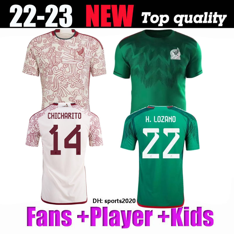 22 23 Mexico Soccer Jerseys LOZANO CHICHARITO RAUL 2022 WORLD CUP 2023 fans player R. FUNES MORI Football Shirt OCHOA Camiseta de futbol Mens Long Jersey kids kit Sets, 22/23 home
22 23 Mexico Soccer Jerseys LOZANO CHICHARITO RAUL 2022 WORLD CUP 2023 fans player R. FUNES MORI Football Shirt OCHOA Camiseta de futbol Mens Long Jersey kids kit Sets, 22/23 home